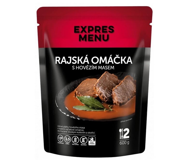 Obrázek produktu Rajská omáčka s hovězím masem 600g EXPRES MENU EM10
