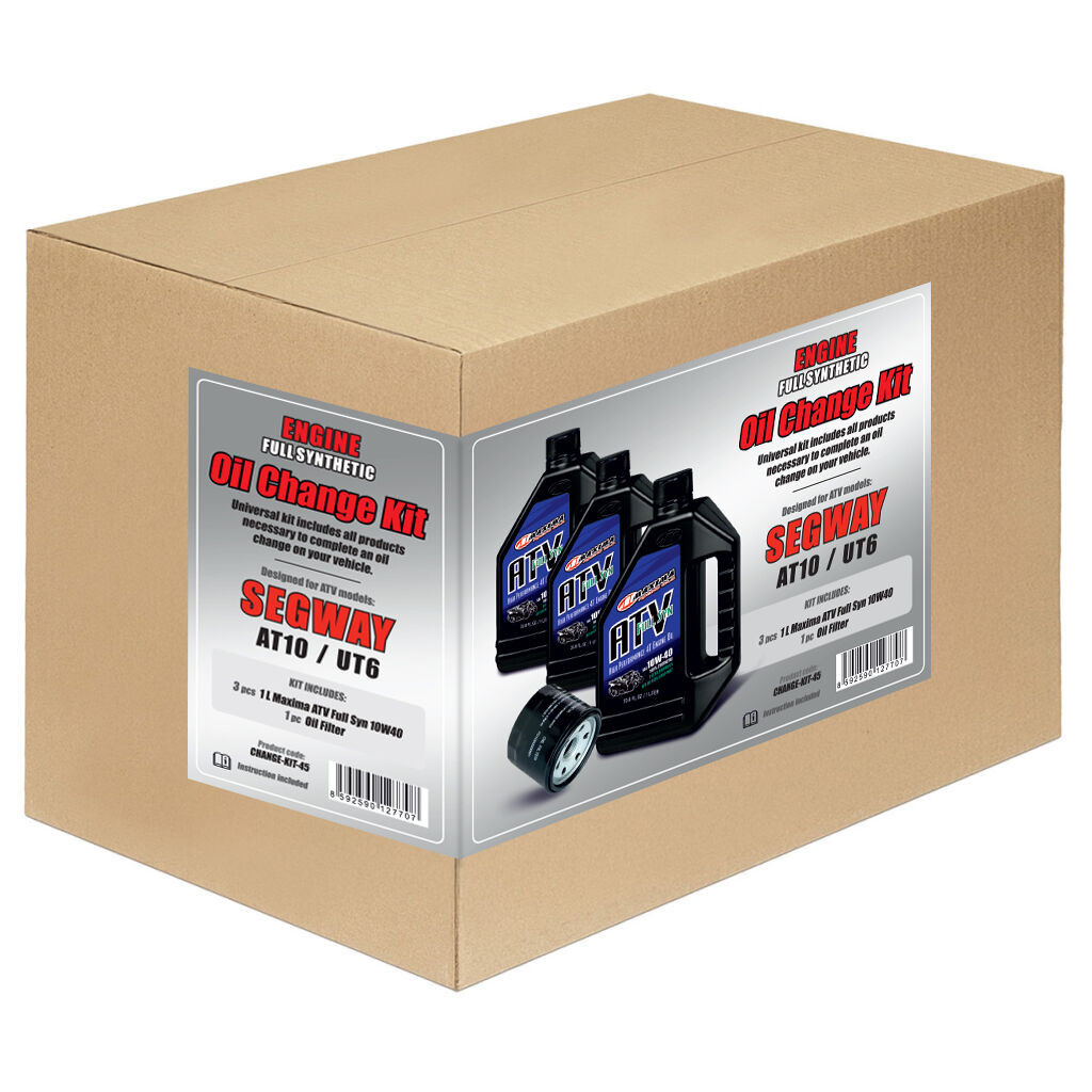 Obrázek produktu Sada na výměnu syntetického motorového oleje + filtr, SEGWAY AT10/UT6 CHANGE-KIT-45