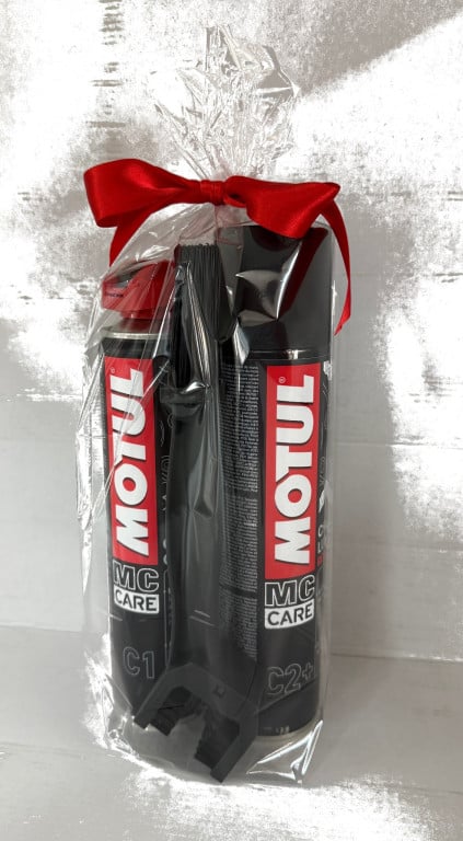 Obrázek produktu Silniční MOTUL sada pro mazání a čištění řetězu motocyklu C2+ C1 + kartáč