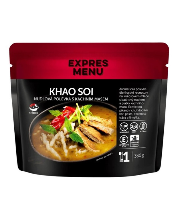 Obrázek produktu Khao Soi - nudlová polévka s kachním masem 330g EXPRES MENU EM409