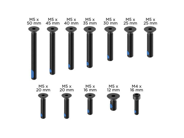 Obrázek produktu Černá sada šroubů Quad Lock PRO QLP-RSS-PRO-2