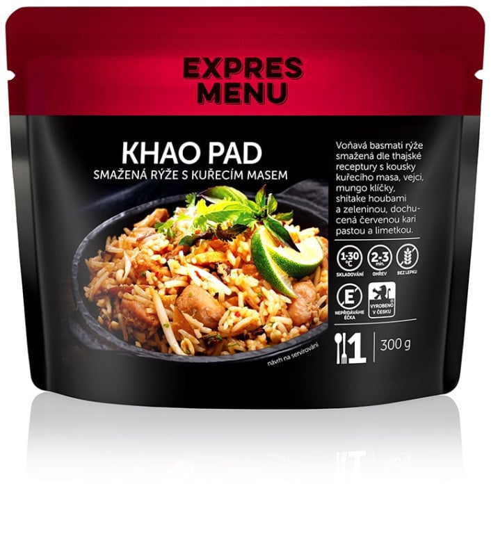 Obrázek produktu Khao Pad - smažená rýže s kuřecím masem 300g EXPRES MENU EM132