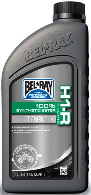 Obrázek produktu Motorový olej Bel-Ray H1-R RACING 100% SYNTHETIC ESTER 2T 1 l