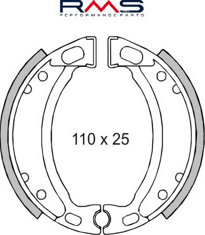 Obrázek produktu Brzdové čelisti RMS 225120060