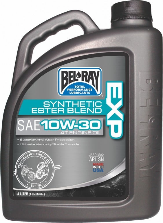 Obrázek produktu Motorový olej Bel-Ray EXP SYNTHETIC ESTER BLEND 4T 10W-30 4 l 99110-B4LW