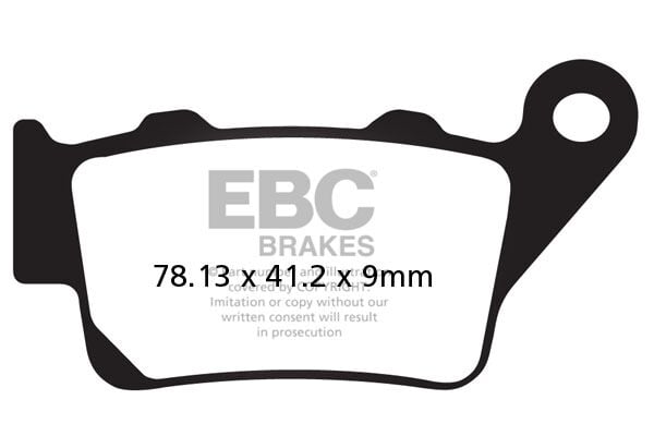 Obrázek produktu Brzdové destičky EBC Pravý; Dorsodura 900 (ABS)