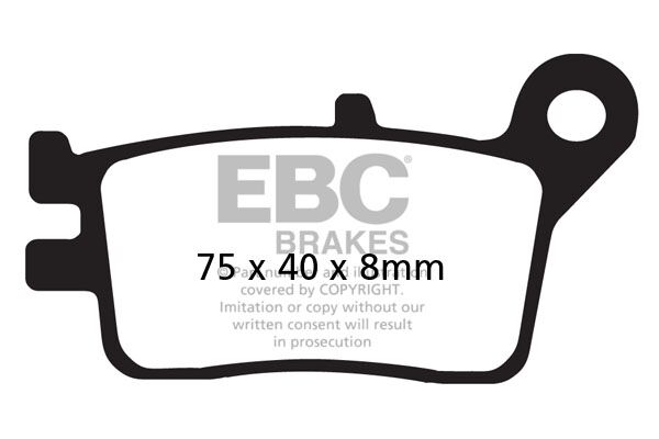 Obrázek produktu Brzdové destičky EBC FA153