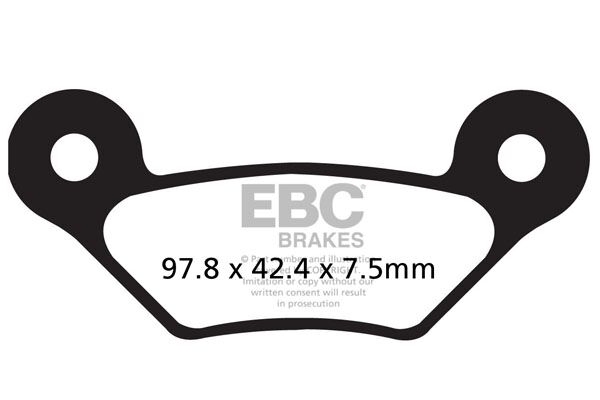 Obrázek produktu Brzdové destičky EBC FA609R