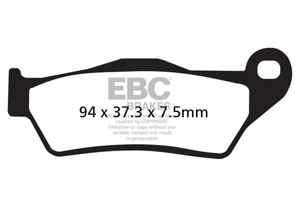 Obrázek produktu Brzdové destičky EBC Levý; FC 450 (4T)
