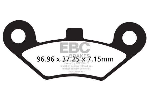 Obrázek produktu EBC BRZDY PAD CARBON TT DIRT (FA453TT)