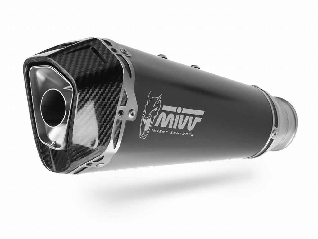 Obrázek produktu Koncovka výfuku MIVV DELTA RACE Černá ocel K.045.LDRB