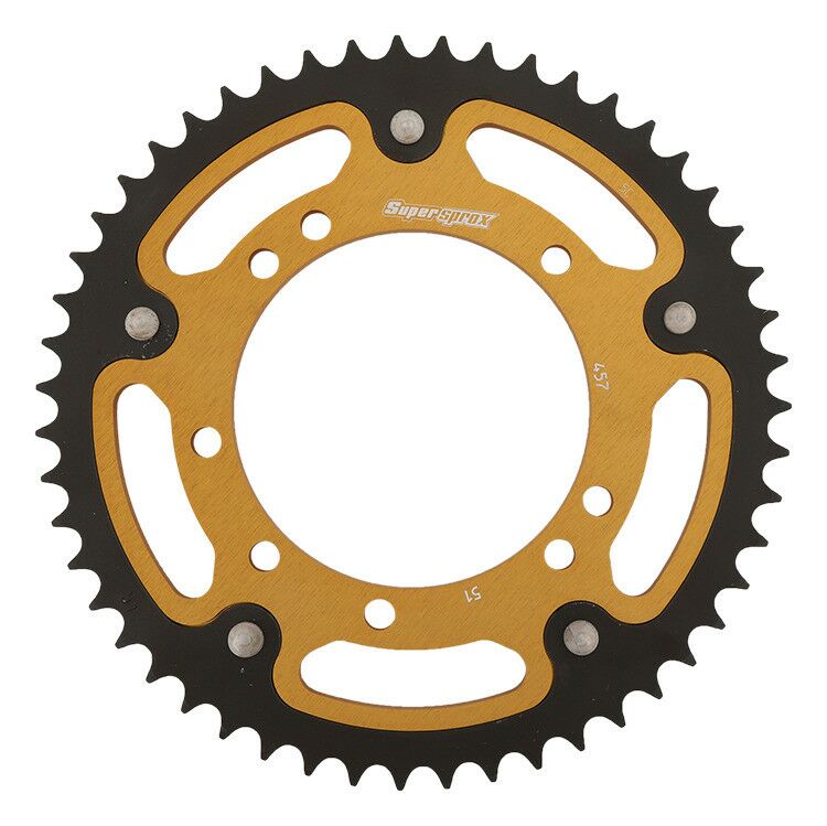 Obrázek produktu Řetězová rozeta SUPERSPROX STEALTH RST-457:51-GLD zlatá 51 zubů, 420 RST-457:51-GLD