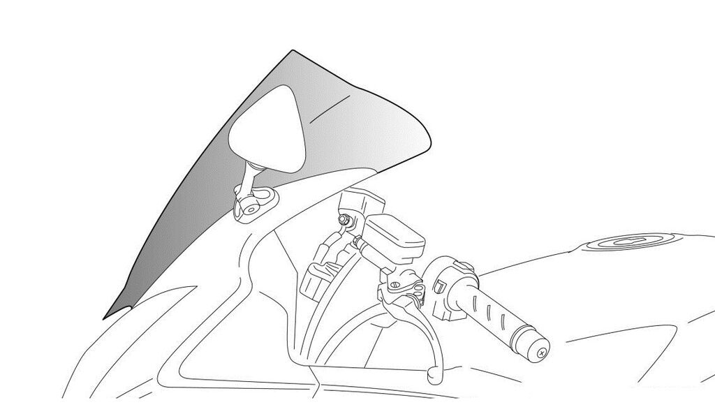 Obrázek produktu Plexi štít PUIG RACING 6482C karbonový vzhled 6482C