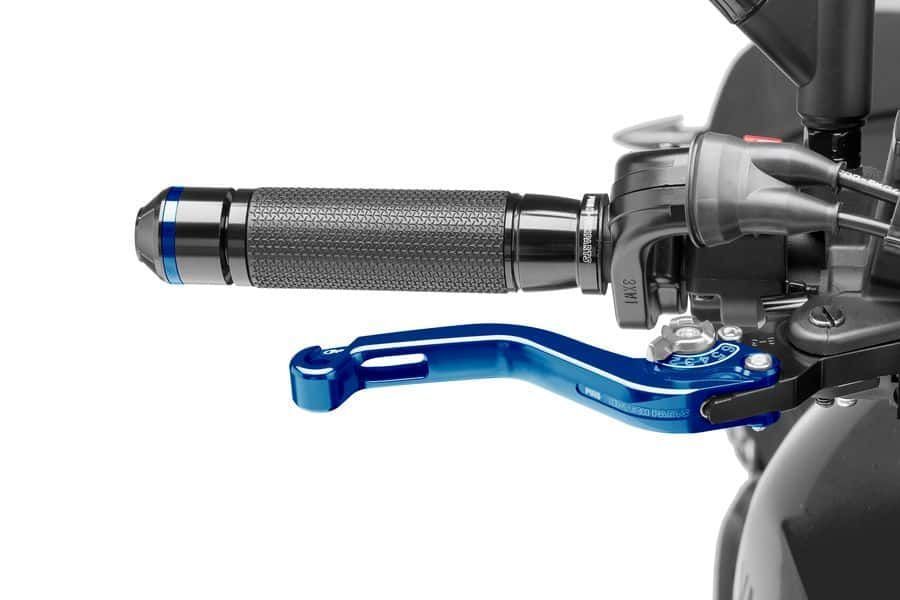 Obrázek produktu Páčka brzdy bez adaptéru PUIG 180AP krátké modro/stříbrný 180AP