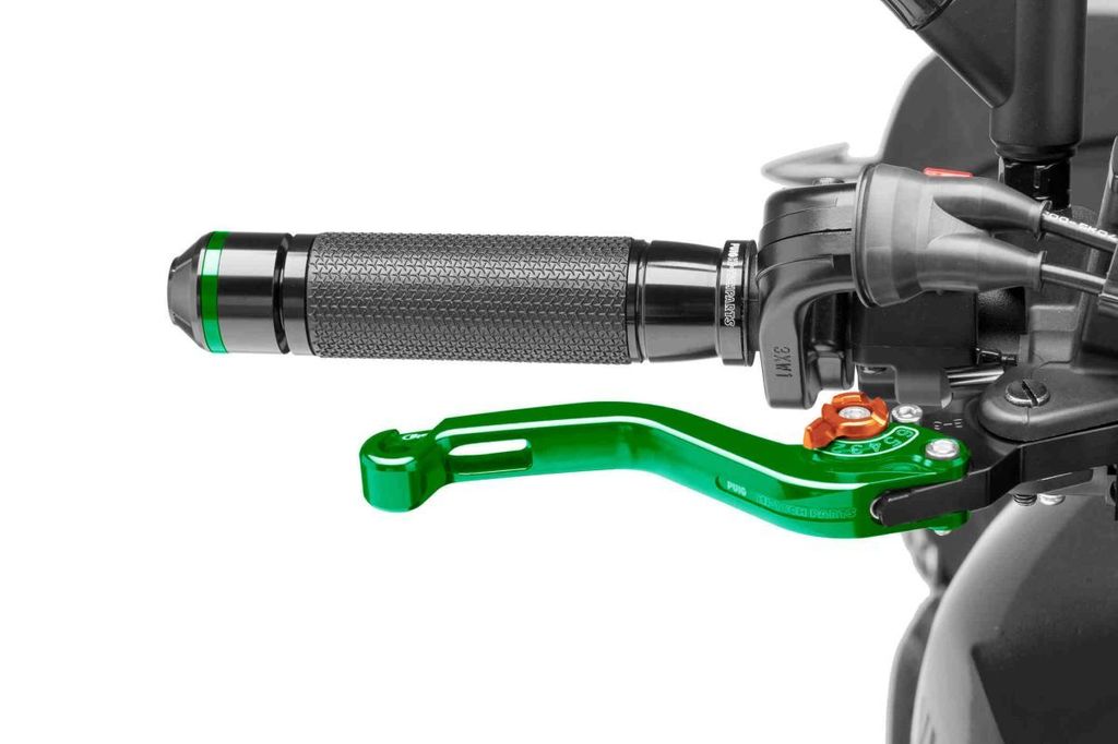 Obrázek produktu Páčka brzdy bez adaptéru PUIG 180VT krátké zelená/oranžová 180VT