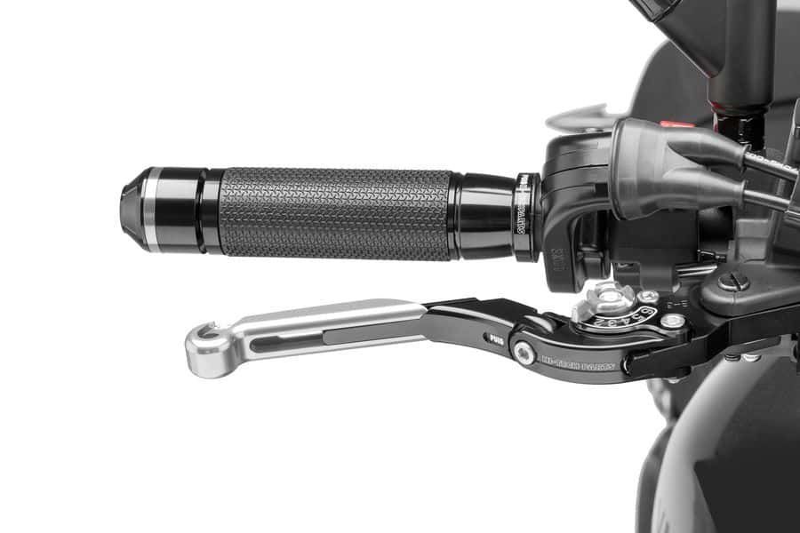 Obrázek produktu Páčka brzdy bez adaptéru PUIG 19PNP rozšiřitelná skládací stříbrná/stříbrná 19PNP