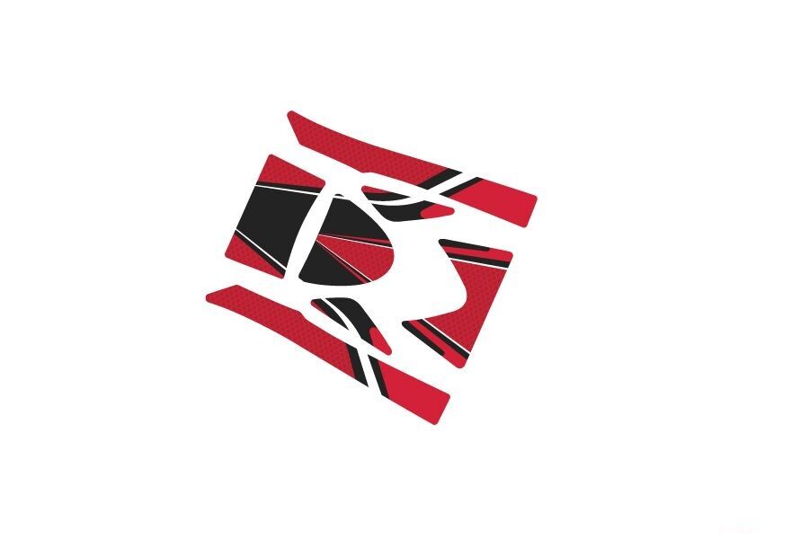 Obrázek produktu Ochranné nálepky na "brýle" PUIG RADIKAL 6955R červená 6955R