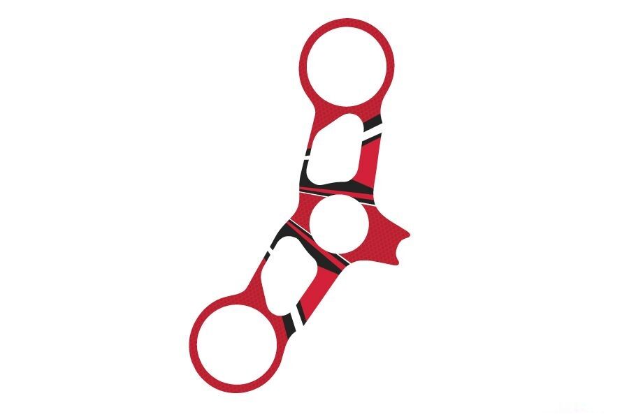 Obrázek produktu Ochranné nálepky na "brýle" PUIG RADIKAL 6980R červená