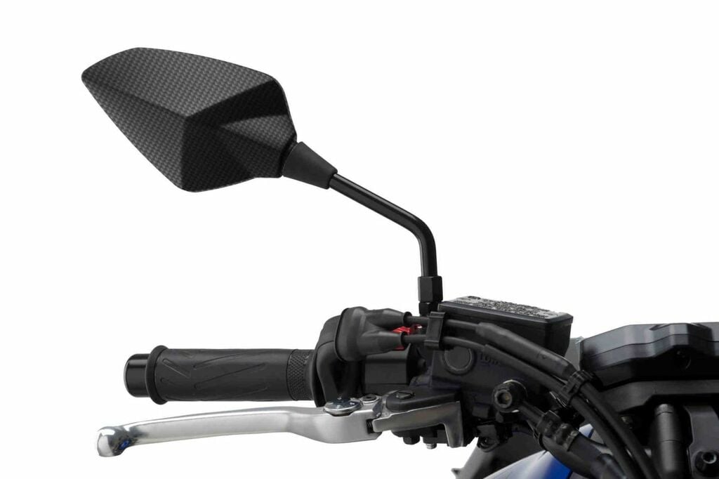 Obrázek produktu Zpětné zrcátko PUIG RS1 WITH BAR 7341C karbonový vzhled levé (včetně kitu adaptéru) 7341C