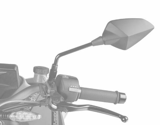 Obrázek produktu Zpětné zrcátko PUIG RS1 FAIRING FITTING 7344C karbonový vzhled pravý 7344C