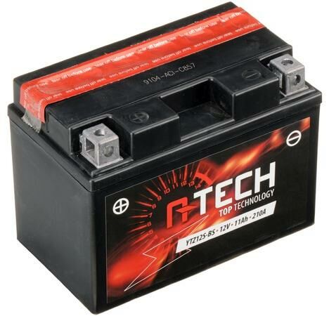 Obrázek produktu baterie 12V, YTZ12S-BS, 11Ah, 210A, bezúdržbová MF AGM 150x87x110, A-TECH (vč. balení elektrolytu) 550697