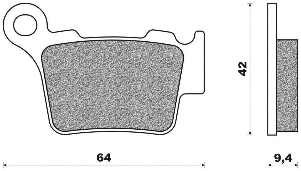 Obrázek produktu brzdové destičky (směs OFF ROAD DIRT RACE SINTERED) NEWFREN (2 ks v balení) FD0348X01