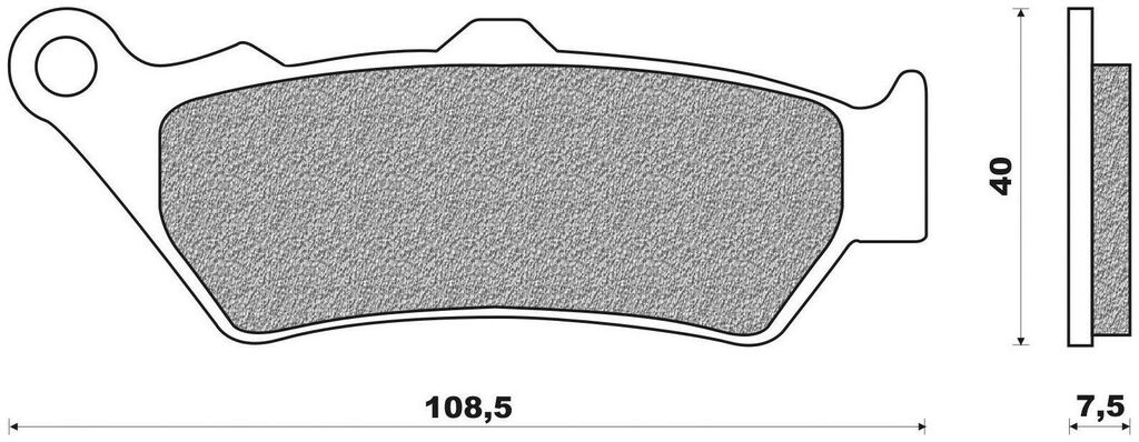 Obrázek produktu brzdové destičky (směs ROAD TOURING SINTERED) NEWFREN (2 ks v balení)