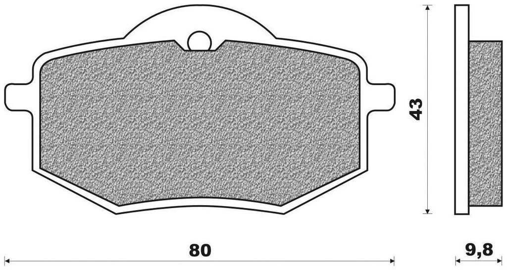 Obrázek produktu brzdové destičky (směs ROAD TOURING ORGANIC) NEWFREN (2 ks v balení)