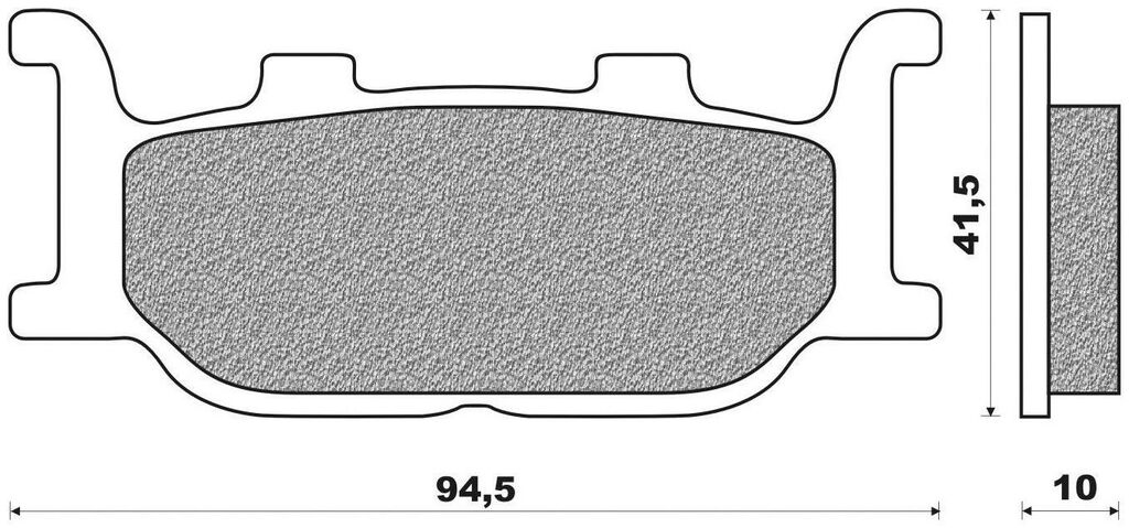 Obrázek produktu brzdové destičky (směs ROAD TOURING ORGANIC) NEWFREN (2 ks v balení)