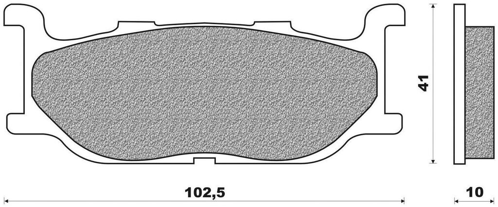 Obrázek produktu brzdové destičky (směs SCOOTER ELITE SINTERED) NEWFREN (2 ks v balení) FD0183SE