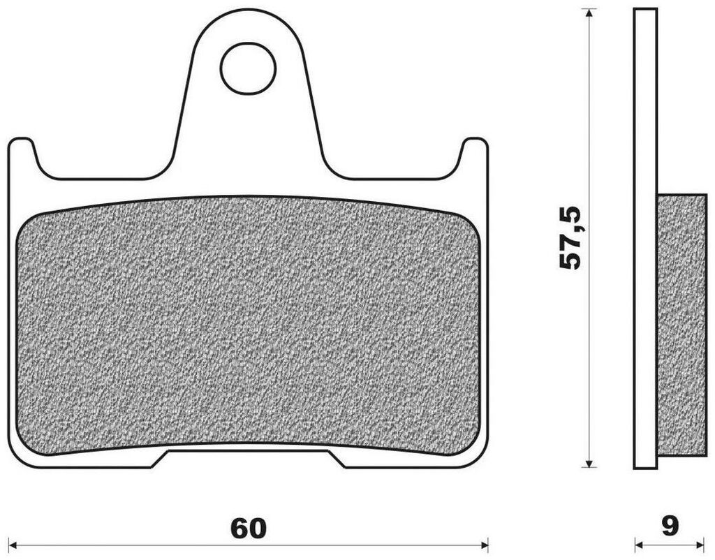 Obrázek produktu brzdové destičky (směs ROAD TOURING ORGANIC) NEWFREN (2 ks v balení) FD0347BT
