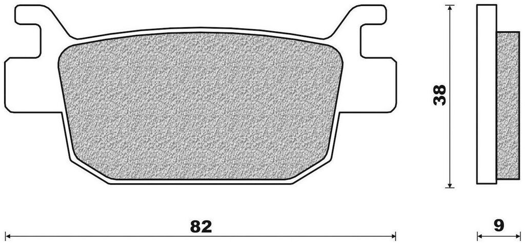 Obrázek produktu brzdové destičky (směs SCOOTER ELITE SINTERED) NEWFREN (2 ks v balení)