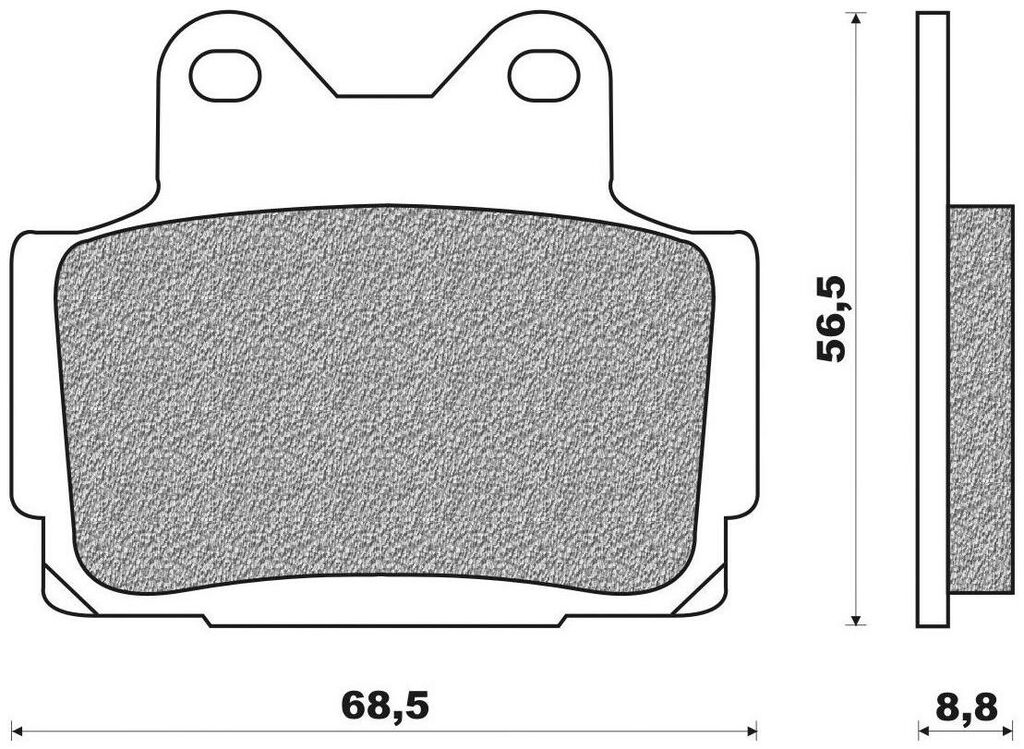 Obrázek produktu brzdové destičky (organická směs) NEWFREN (2 ks v balení) FD0082BR