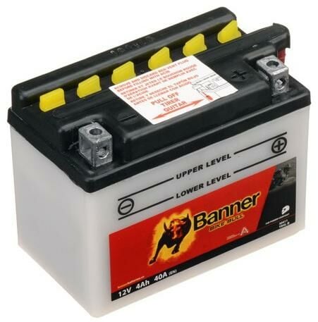 Obrázek produktu baterie 12V, YB4 l-B, 4Ah, 40A, BANNER Bike Bull 120x70x92