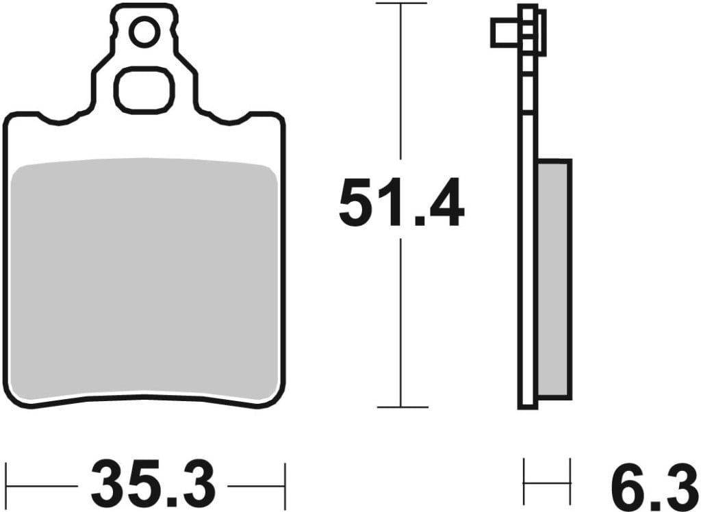 Obrázek produktu Brzdové destičky BREMBO 07BB1305 07BB1305