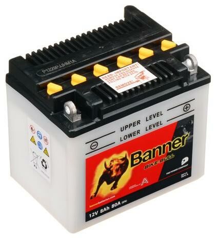 Obrázek produktu baterie 12V, YB7C-A, 8Ah, 80A, BANNER Bike Bull 130x90x114 50714