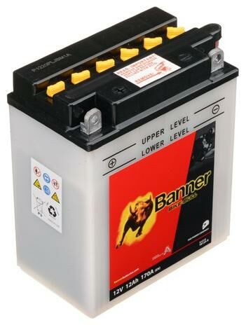 Obrázek produktu baterie 12V, YB12A-B, 12Ah, 170A, BANNER Bike Bull 134x80x160 51215