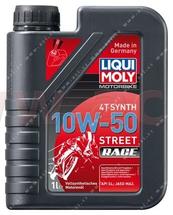 Obrázek produktu LIQUI MOLY Motorbike 4T Synth 10W50 Race, plně syntetický motorový olej 1 l 1502