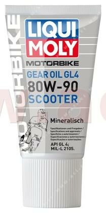 Obrázek produktu LIQUI MOLY Motorbike Gear Oil GL 4 80W-90 Scooter - minerální převodový olej 150 ml 1680