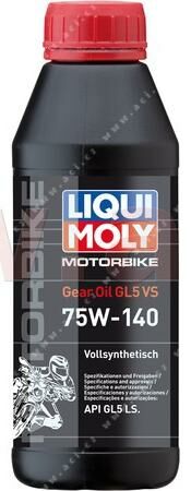 Obrázek produktu LIQUI MOLY Motorbike Gear Oil 75w140 GL5 VS - plně syntetický převodový olej 500 ml 3072