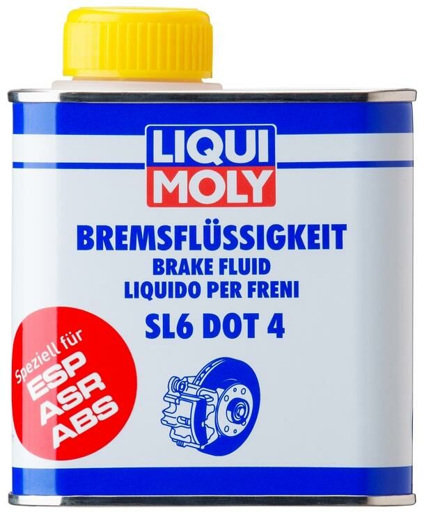 Obrázek produktu LIQUI MOLY Bremsflüssigkeit SL 6 DOT4 - brzdová kapalina SL6 DOT4, 500 ml 3086