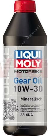 Obrázek produktu LIQUI MOLY Motorbike Gear Oil 10W-30 - polo syntetický převodový olej 1 l 3087