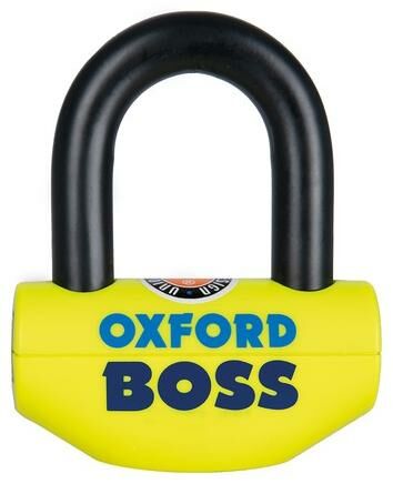 Obrázek produktu zámek U profil Boss, OXFORD (žlutý/černý, průměr čepu 12,7 mm) OF39