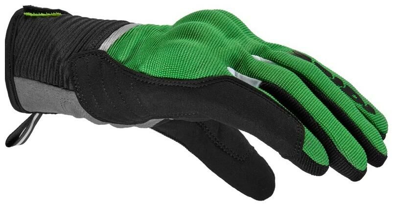 rukavice FLASH CE, SPIDI (černé/zelené)-1