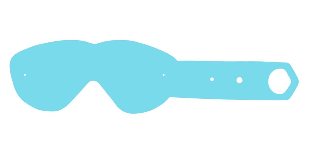 Obrázek produktu strhávací slídy plexi pro brýle SPY řady ALLOY/TARGA, Q-TECH (10 vrstev v balení, čiré) Spy 10ks