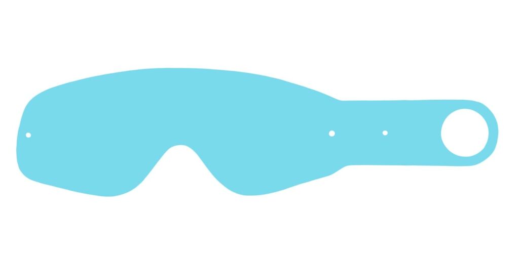 Obrázek produktu strhávací slídy plexi pro brýle OAKLEY řady OFRAME, Q-TECH (10 vrstev v balení, čiré) Oakley oframe 10ks