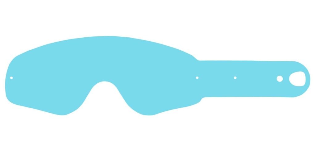 Obrázek produktu strhávací slídy plexi pro brýle OAKLEY řady CROWBAR, Q-TECH (10 vrstev v balení, čiré) Oakley crowbar 10ks