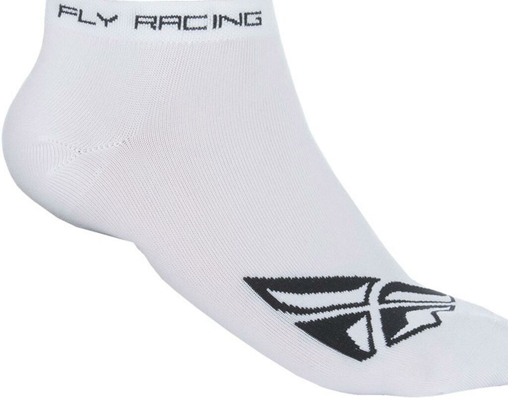 Obrázek produktu ponožky No Show, FLY RACING (bílé) 350-0390