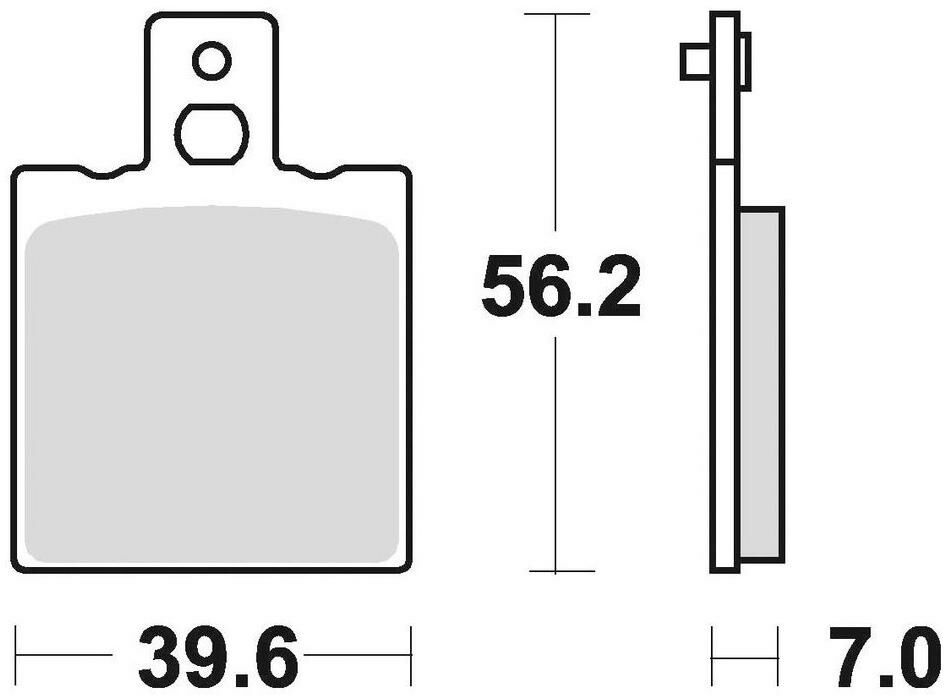 Obrázek produktu brzdové destičky, BRAKING (sinterová směs CM56) 2 ks v balení
