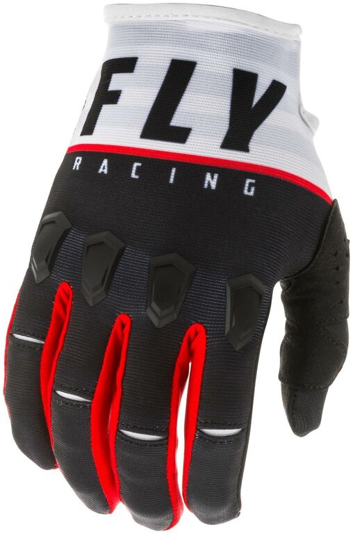 Obrázek produktu rukavice KINETIC K120 2020, FLY RACING (černá/bílá/červená) 373-413